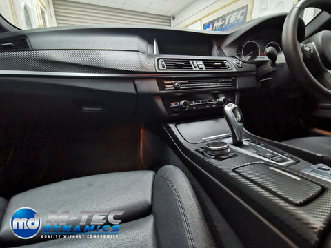 WRAPPING SERVICE - BMW F10 F11 INTERIOR TRIM SET - 3D CARBON