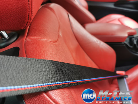 BMW F30 F31 F32 INTERIOR TRIM SET & SEAT BELT PACKAGE (COMPETITION) - DEEP TEXTURED GLOSSY CARBON (MTD-TEX)