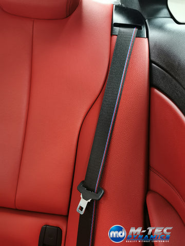 BMW F30 F31 F32 INTERIOR TRIM SET & SEAT BELT PACKAGE (COMPETITION) - DEEP TEXTURED GLOSSY CARBON (MTD-TEX)