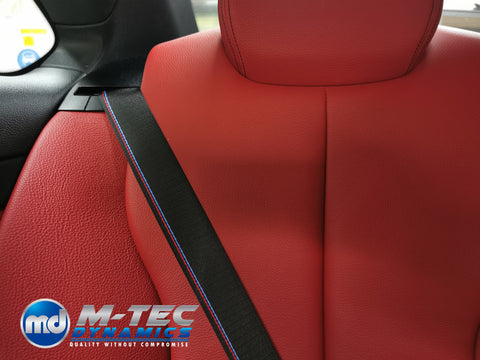 BMW F30 F31 F32 INTERIOR TRIM SET & SEAT BELT PACKAGE (COMPETITION) - DEEP TEXTURED GLOSSY CARBON (MTD-TEX)