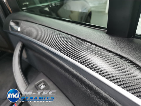 BMW X5 E70 INTERIOR WRAPPING SERVICE - 4D CARBON