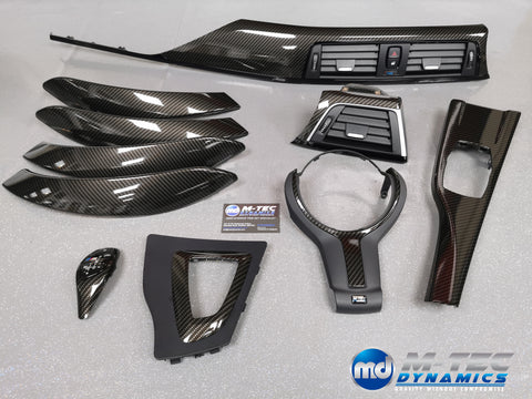 WRAPPING SERVICE - BMW F3X INTERIOR TRIM SET - HIGH GLOSS CARBON (MTD-HG) - F30 F31 F32 F33 F36