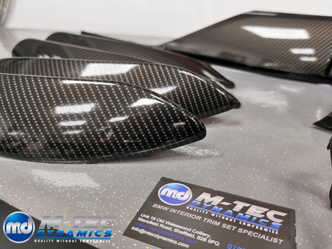 WRAPPING SERVICE - BMW F3X INTERIOR TRIM SET - HIGH GLOSS CARBON (MTD-HG) - F30 F31 F32 F33 F36