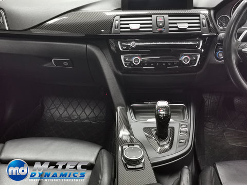 WRAPPING SERVICE - BMW F3X INTERIOR TRIM SET - HIGH GLOSS CARBON (MTD-HG) - F30 F31 F32 F33 F36