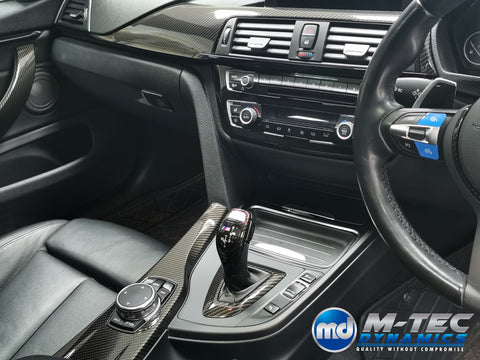 WRAPPING SERVICE - BMW F3X INTERIOR TRIM SET - HIGH GLOSS CARBON (MTD-HG) - F30 F31 F32 F33 F36