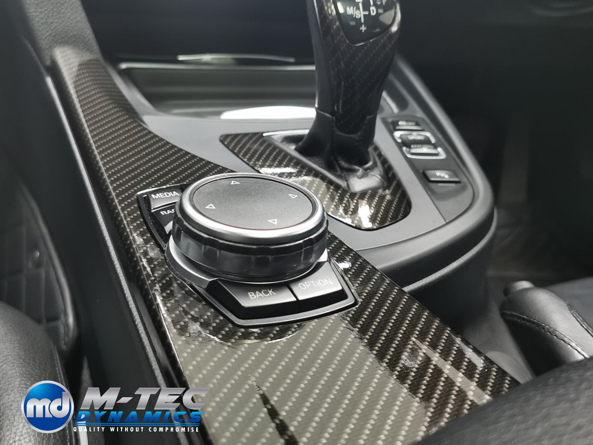 WRAPPING SERVICE - BMW F3X INTERIOR TRIM SET - HIGH GLOSS CARBON - (F30 F31 F32 F33 F36)