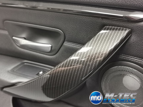WRAPPING SERVICE - BMW F3X INTERIOR TRIM SET - HIGH GLOSS CARBON (MTD-HG) - F30 F31 F32 F33 F36