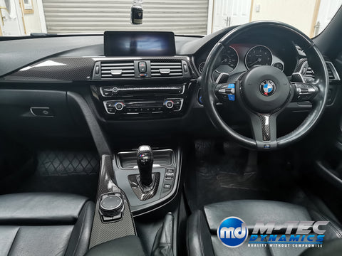 WRAPPING SERVICE - BMW F3X INTERIOR TRIM SET - HIGH GLOSS CARBON (MTD-HG) - F30 F31 F32 F33 F36