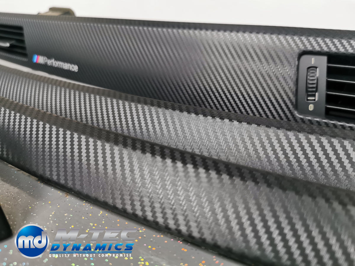 BMW E90 E91  INTERIOR TRIM SET - BLACK 3D CARBON - CIC LCI I-DRIVE