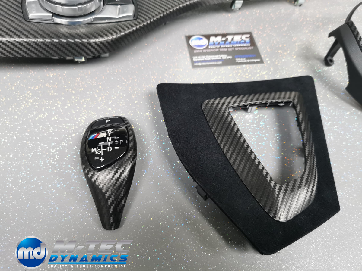 WRAPPING SERVICE - BMW F2X INTERIOR TRIM SET - PERFORMANCE STYLE / TEXTURED CARBON- F20 F21 F22 F23
