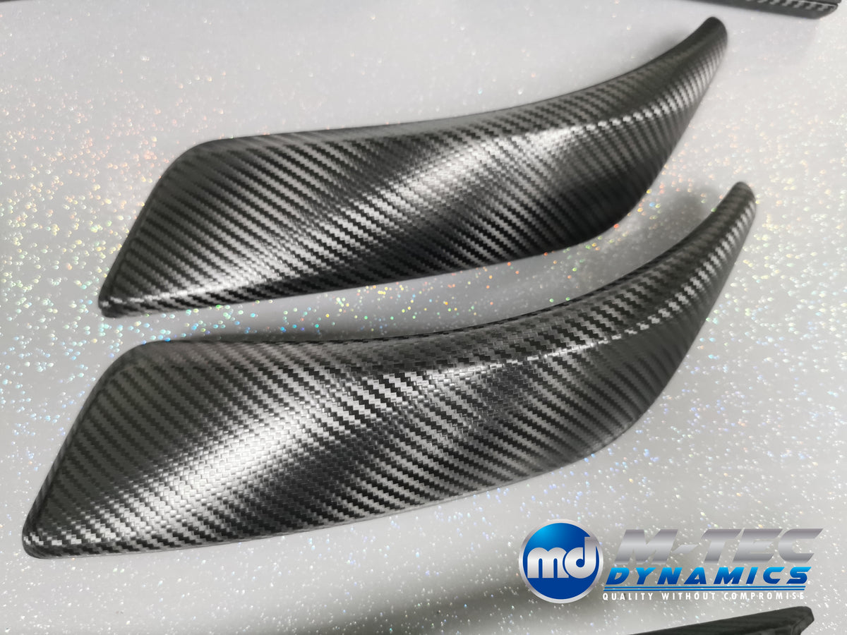 WRAPPING SERVICE - BMW F2X INTERIOR TRIM SET - PERFORMANCE STYLE / TEXTURED CARBON- F20 F21 F22 F23