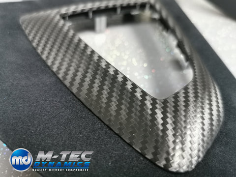 WRAPPING SERVICE - BMW F2X INTERIOR TRIM SET - PERFORMANCE STYLE / DEEP TEXTURED GLOSSY CARBON (MTD-TEX) - F20 F21 F22 F23