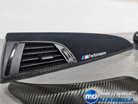 WRAPPING SERVICE - BMW F2X INTERIOR TRIM SET - PERFORMANCE STYLE / TEXTURED CARBON- F20 F21 F22 F23