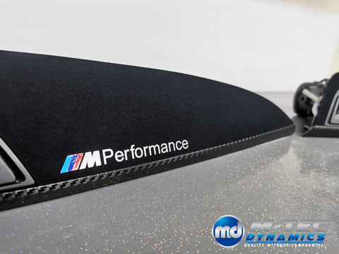 WRAPPING SERVICE - BMW F2X INTERIOR TRIM SET - PERFORMANCE STYLE / DEEP TEXTURED GLOSSY CARBON (MTD-TEX) - F20 F21 F22 F23