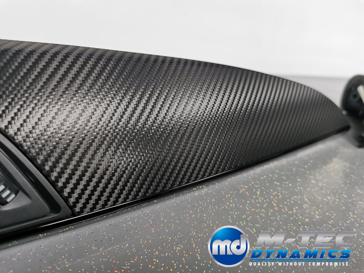 WRAPPING SERVICE - BMW F2X INTERIOR TRIM SET - TEXTURED CARBON / GLOSS BLACK ACCENT - F20 F21 F22 F23