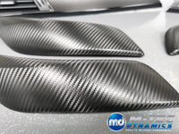 WRAPPING SERVICE - BMW F2X INTERIOR TRIM SET - TEXTURED CARBON / GLOSS BLACK ACCENT - F20 F21 F22 F23