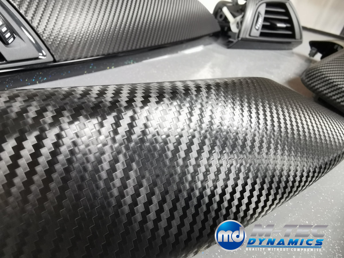 WRAPPING SERVICE - BMW F2X INTERIOR TRIM SET - TEXTURED CARBON / GLOSS BLACK ACCENT - F20 F21 F22 F23