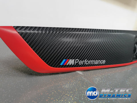 BMW F20 LCI-2 CUSTOM INTERIOR TRIM SET - 4D CARBON / RED ACCENT