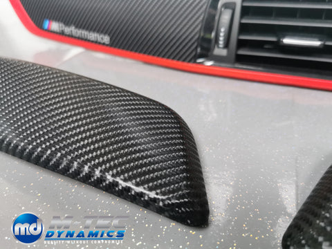 BMW F21 F22 LCI-2 CUSTOM INTERIOR TRIM SET - 4D CARBON / RED ACCENT