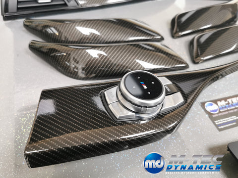 WRAPPING SERVICE - BMW F2X INTERIOR TRIM SET - HIGH GLOSS CARBON (MTD-HG) - F20 F21 F22 F23