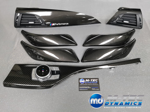 WRAPPING SERVICE - BMW F2X INTERIOR TRIM SET - HIGH GLOSS CARBON (MTD-HG) - F20 F21 F22 F23