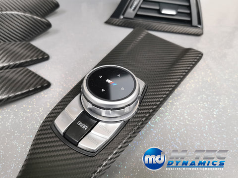 BMW F32 F82 M4 - PERFORMANCE STYLE / DEEP TEXTURED GLOSSY CARBON INTERIOR TRIM SET (MTD-TEX)