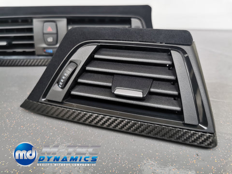 BMW F30 F31 F36 F80 M3 - PERFORMANCE STYLE / DEEP TEXTURED GLOSSY CARBON INTERIOR TRIM SET (MTD-TEX)