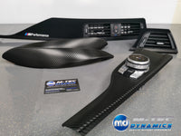 BMW F32 COUPE INTERIOR TRIM SET - PERFORMANCE STYLE / TEXTURED CARBON