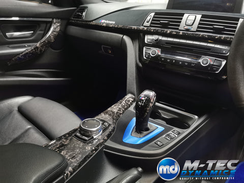 WRAPPING SERVICE - BMW F3X INTERIOR TRIM SET 3M FORGED CARBON / ALCANTARA (CUSTOM) F30 F31 F32 F33 F36