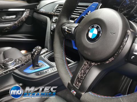WRAPPING SERVICE - BMW F3X INTERIOR TRIM SET 3M FORGED CARBON / ALCANTARA (CUSTOM) F30 F31 F32 F33 F36
