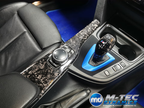 WRAPPING SERVICE - BMW F3X INTERIOR TRIM SET 3M FORGED CARBON / ALCANTARA (CUSTOM) F30 F31 F32 F33 F36