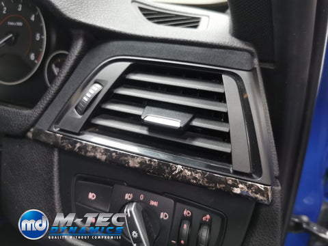 WRAPPING SERVICE - BMW F3X INTERIOR TRIM SET 3M FORGED CARBON / ALCANTARA (CUSTOM) F30 F31 F32 F33 F36