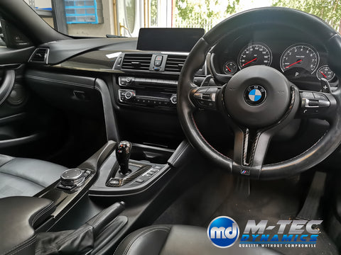 WRAPPING SERVICE - BMW M3 / M4 INTERIOR TRIM SET - HIGH GLOSS CARBON (MTD-HG) - F80 F82