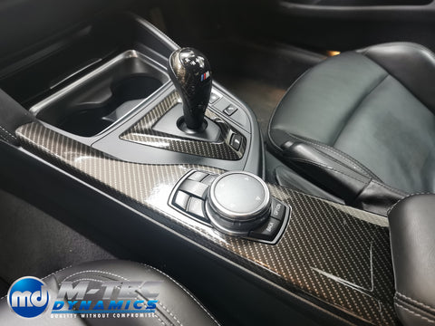 WRAPPING SERVICE - BMW M3 / M4 INTERIOR TRIM SET - HIGH GLOSS CARBON (MTD-HG) - F80 F82