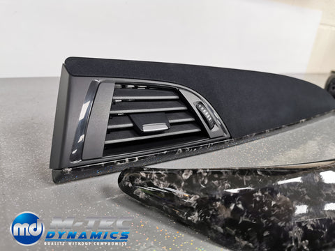 BMW F20 F21 F22 F23 CUSTOM INTERIOR TRIM SET - WRAPPING SERVICE - GLOSS FORGED CARBON / ALCANTARA (MTD-FC)