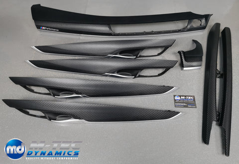 BMW X5 F15 INTERIOR TRIM SET - PERFORMANCE STYLE 3D CARBON / ALCANTARA