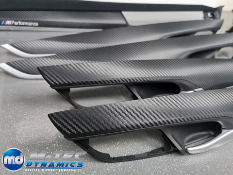 BMW X5 F15 INTERIOR TRIM SET - PERFORMANCE STYLE 3D CARBON / ALCANTARA