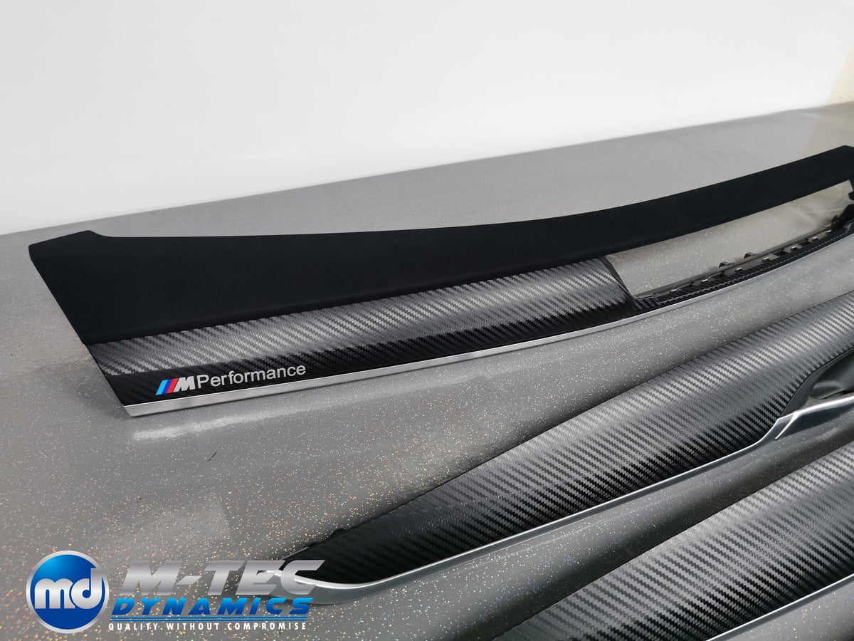 BMW X5 F15 INTERIOR TRIM SET - PERFORMANCE STYLE 3D CARBON / ALCANTARA