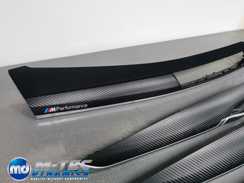 BMW X6 F16 INTERIOR TRIM SET - PERFORMANCE STYLE 3D CARBON / ALCANTARA