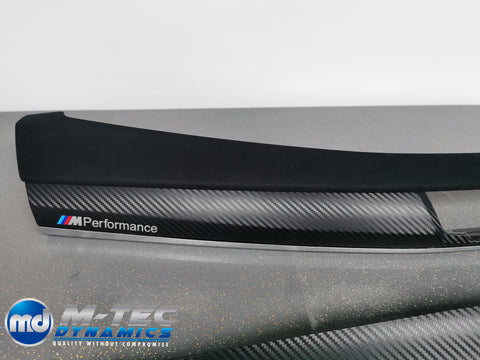 BMW X6 F16 INTERIOR TRIM SET - PERFORMANCE STYLE 3D CARBON / ALCANTARA