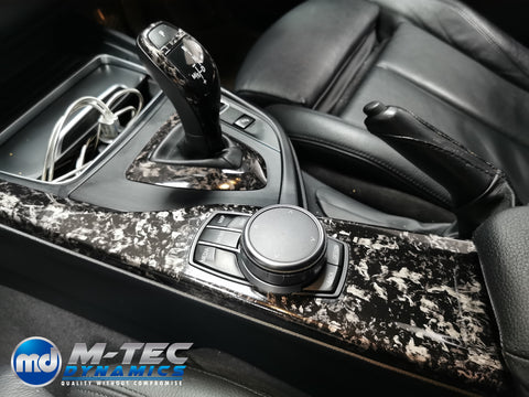 WRAPPING SERVICE - BMW F3X INTERIOR TRIM SET 3M FORGED CARBON / GLOSS BLACK ACCENT (CUSTOM) F30 F31 F32 F33 F36