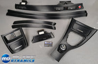 BMW E92 INTERIOR TRIM SET - BLACK BRUSHED ALUMINIUM - CCC I-DRIVE
