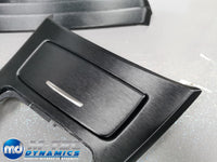 BMW E92 INTERIOR TRIM SET - BLACK BRUSHED ALUMINIUM - CCC I-DRIVE