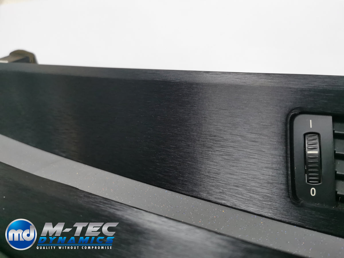 BMW E92 INTERIOR TRIM SET - BLACK BRUSHED ALUMINIUM - CCC I-DRIVE