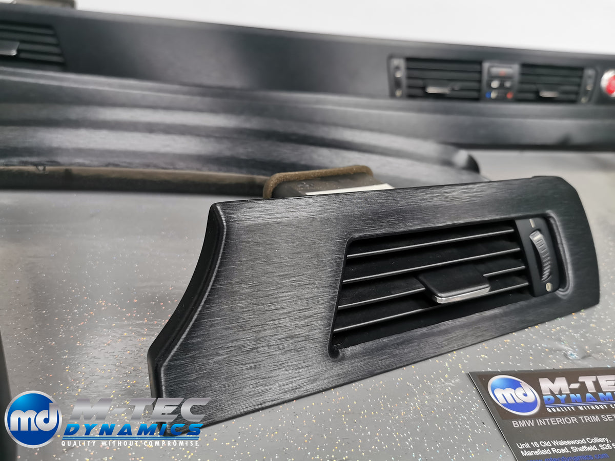 BMW E92 INTERIOR TRIM SET - BLACK BRUSHED ALUMINIUM - CCC I-DRIVE