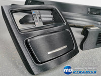 BMW E92 INTERIOR TRIM SET - BLACK BRUSHED ALUMINIUM - CCC I-DRIVE