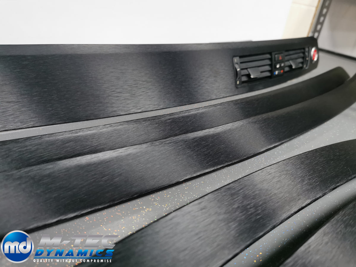 BMW E92 INTERIOR TRIM SET - BLACK BRUSHED ALUMINIUM - CCC I-DRIVE