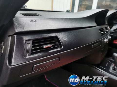 BMW E92 BLACK BRUSHED ALUMINIUM INTERIOR TRIM SET