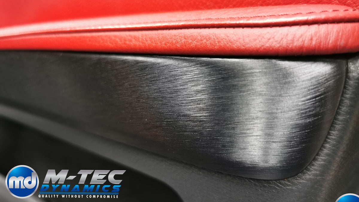 BMW E92 INTERIOR TRIM SET - BLACK BRUSHED ALUMINIUM - CCC I-DRIVE