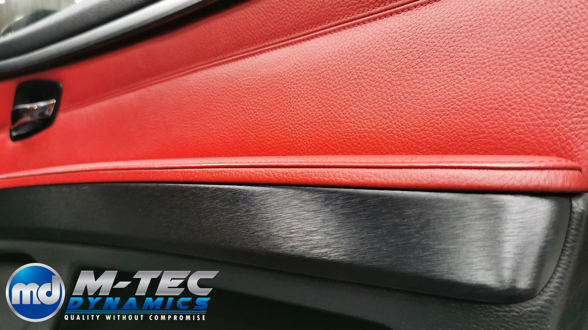 BMW E92 INTERIOR TRIM SET - BLACK BRUSHED ALUMINIUM - CCC I-DRIVE